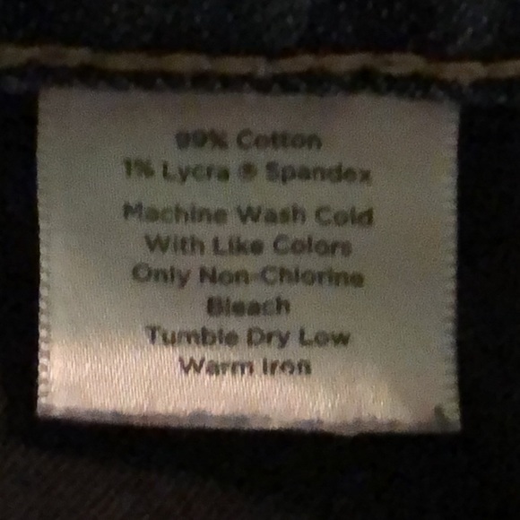 Talbots 99% cotton straight jeans 6P - Picture 6 of 6